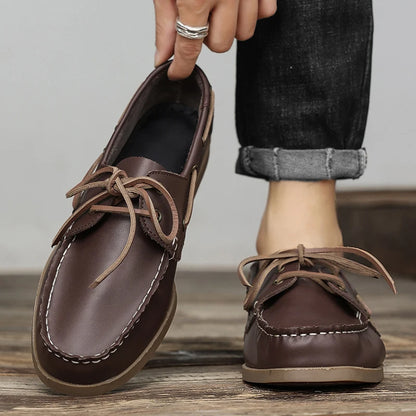 Men's Handmade Genuine Leather Loafers | Luxury Business Dress Driving Shoes