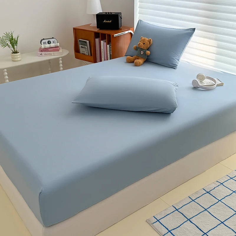 Solid Color Fitted Sheet | Single to Queen
