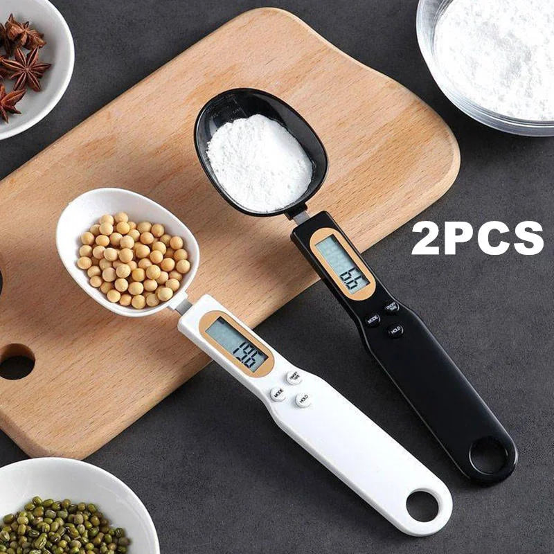 Mini Digital Spoon Scale with LCD Display, 0.1g to 500g for Coffee and Cooking