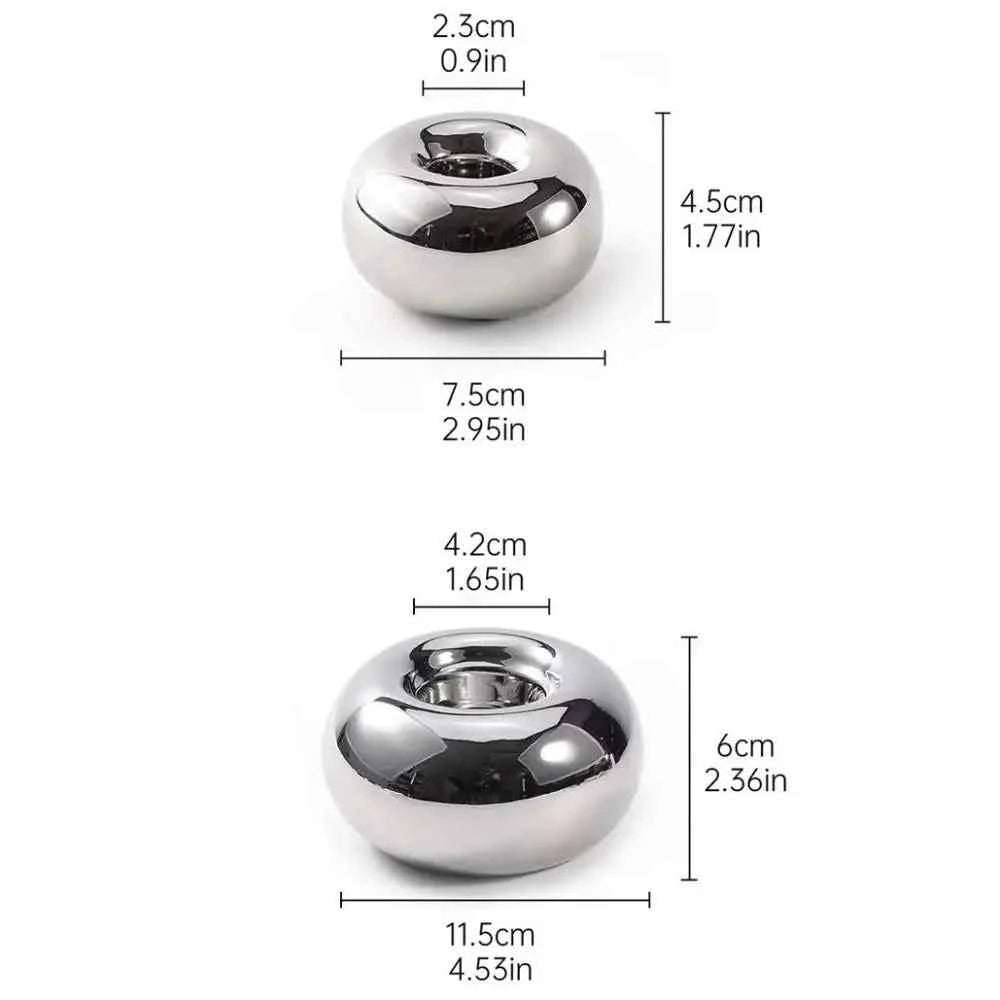 Crafts Ceramic Candle Holder Delicate Decorative Wax Melt Burner Art Modern Aroma Diffuser Photography Props