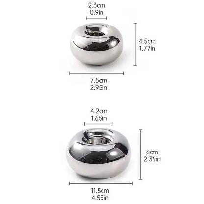 Crafts Ceramic Candle Holder Delicate Decorative Wax Melt Burner Art Modern Aroma Diffuser Photography Props