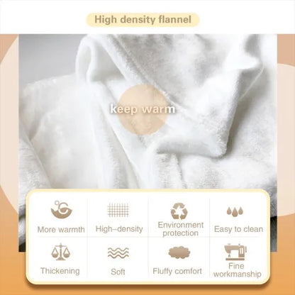 Halloween Skeleton Dancing Decorative Throw Blanket Soft Cozy Flannel Large Festive Blanket for Sofa Bed Couch Travel Camping Living Room Warm Bedspread Night Party Gift