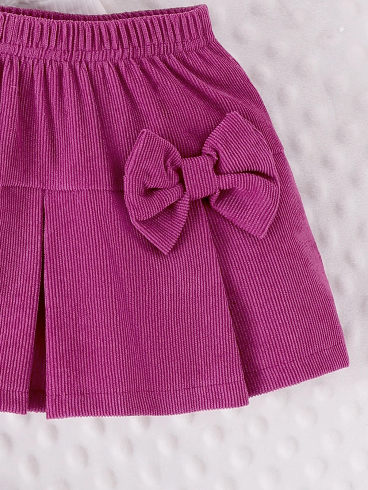 Bubble Sleeve Top & Skirt Set for Girls 1-3 Years