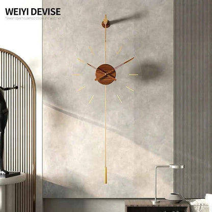 Living Room  Home Fashion Wall Clock Nordic Wall Clock Modern Simple Creative TV Background Wall Decoration