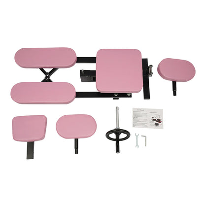Adjustable Split Machine Heavy Duty Leg Stretcher with Wheels & Cushion for Dance Yoga Home Gym