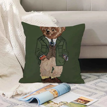 Printing R-Ral P-Ph B-Bear  Pillow Case Office Cushions Suitable For Sofa Car Bedroom Decorative Cushion Cover