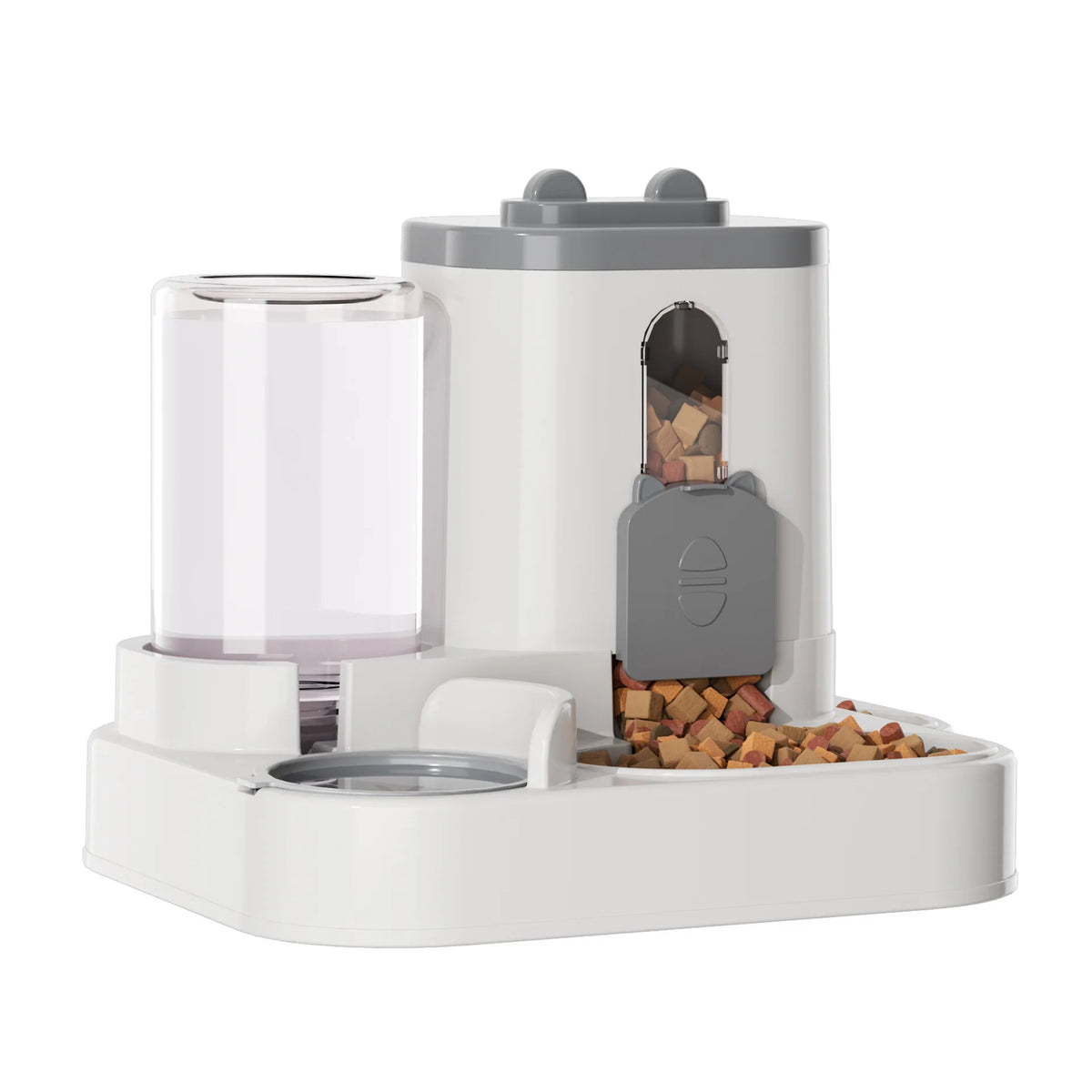 Automatic Pet Feeder & Water Bowl, Large Capacity