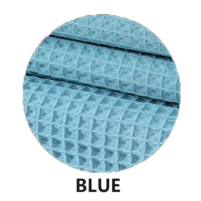 Premium Cotton Waffle Towel Set | Ultra-Absorbent Quick-Dry Bath & Hand Towels