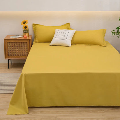 Solid Color Flat Sheet, Dorm & Student Bedding