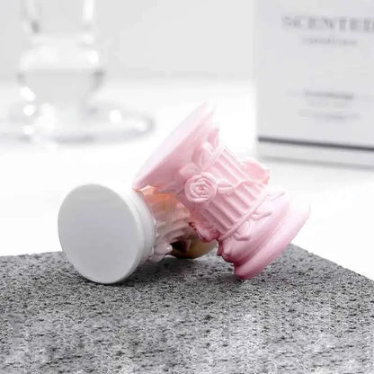 Charming Home Decor: Indoor Greek Column Roman Pillar Figurine & Candlestick Stand for Dining Room and Garden Scenery