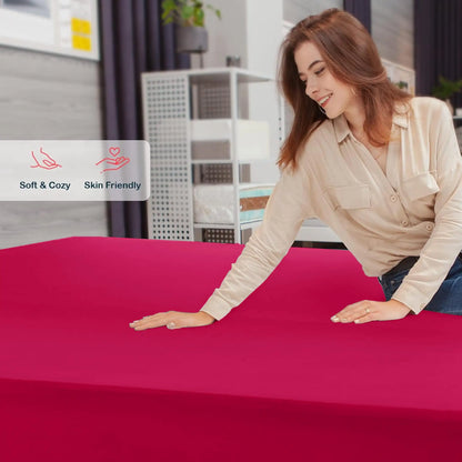 Brushed Microfiber Fitted Sheet, Deep Pocket, Wrinkle-Free