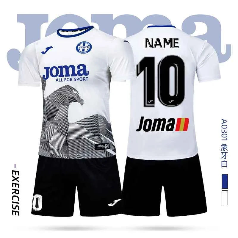 joma Homer soccer jersey short-sleeved shirt + shorts set 3DT T-shirt children's training uniform team match soccer jersey