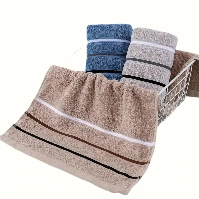 Premium Soft Absorbent Bath & Face Towels — Multi-Color Pack
