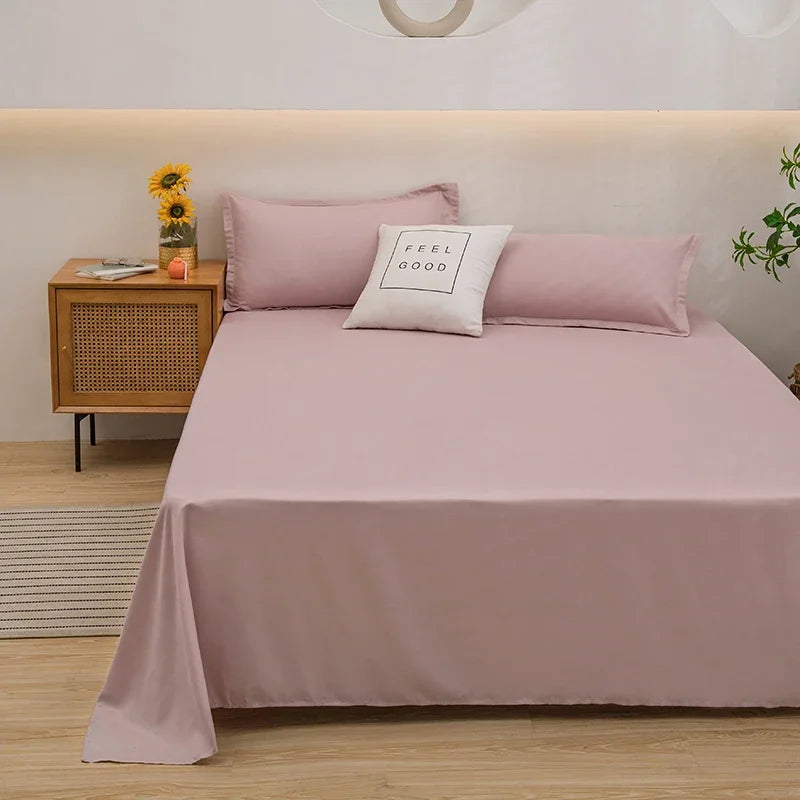 Solid Color Flat Sheet, Dorm & Student Bedding