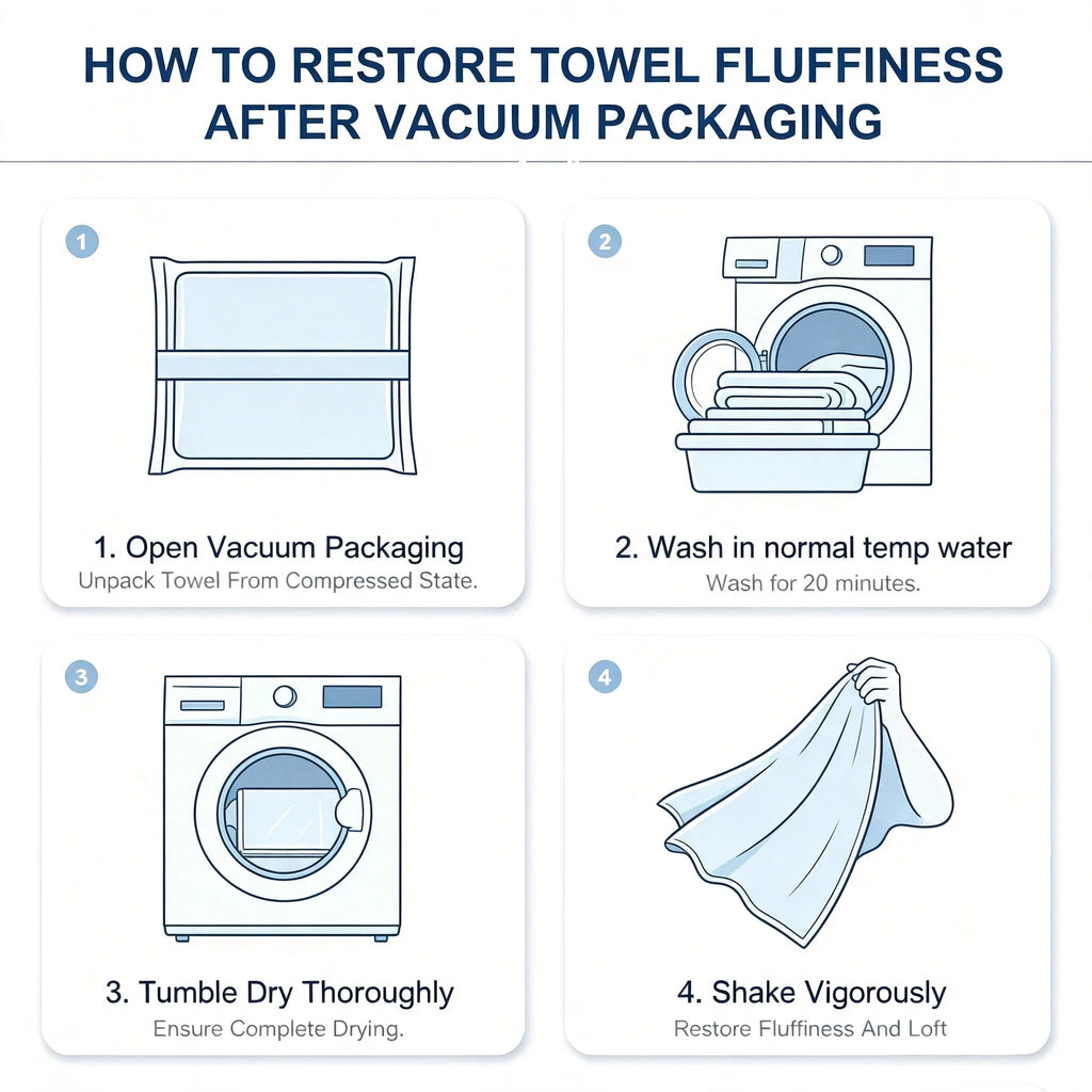 6-Piece Towel and Bath Towel Set, 2 Bath Towels + 2 Hand Towels