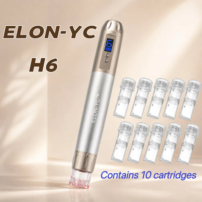 Microneedling Pen with 10 Cartridges, 2-in-1