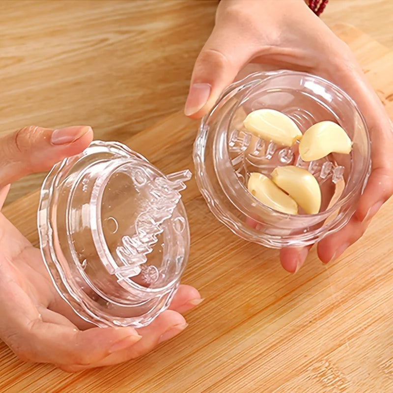 Manual Garlic Press and Roll Crusher, Multifunctional Chopper