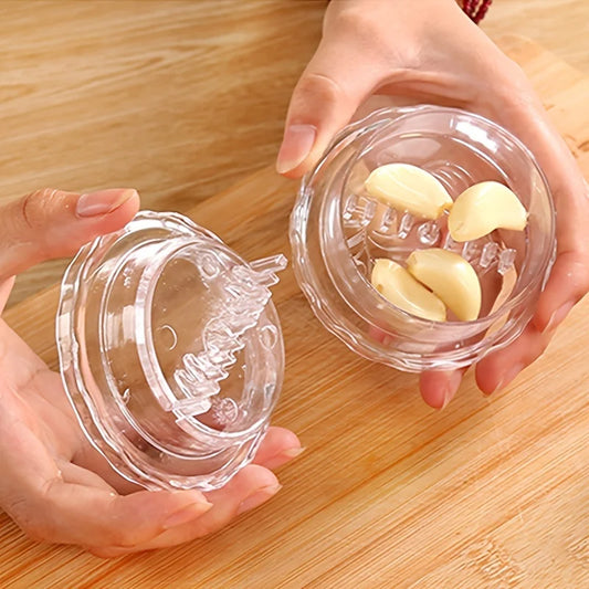 Manual Garlic Press and Roll Crusher, Multifunctional Chopper