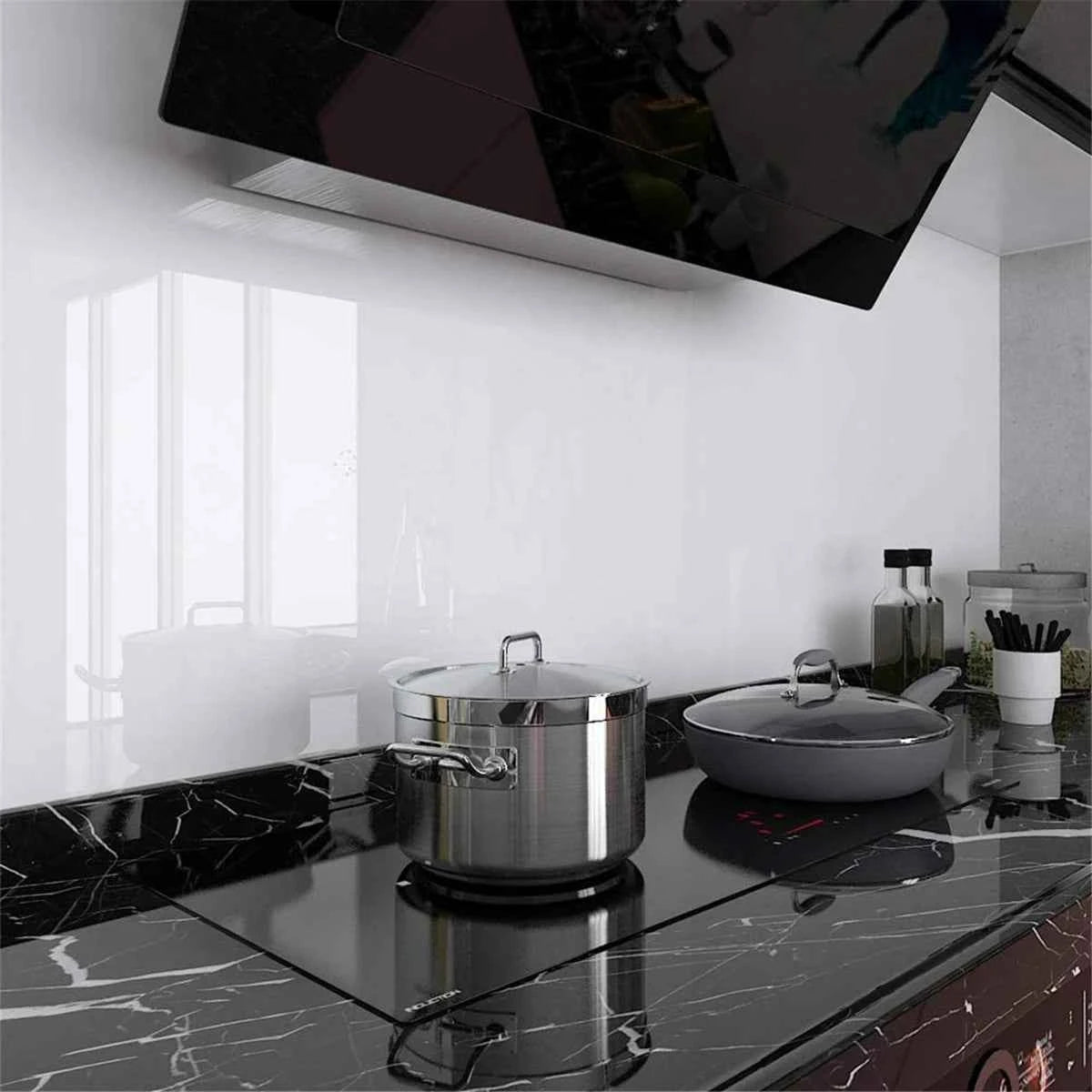 Plain Gloss Paste Wall Stickers PVC Pearl Film Waterproof Wallpaper Room DIY Self-adhesive Wardrobe Kitchen Furnitur Renovation