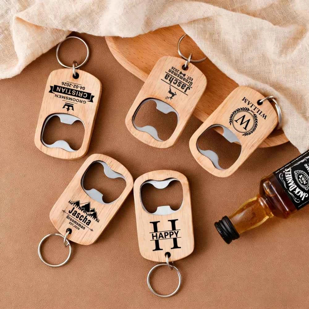 Custom Bottle Openers Beer Bottle Openers With Personalized Engraving Of Text And Logos Keychain Bottle Openers Easy To Carry