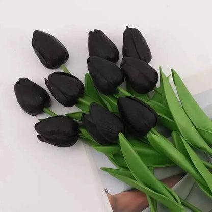 1/5/10/15PCS Tulips Artificial Flowers Real Touch Flowers Tulip Bouquet Decor Fake Tulips Flower for Home Wedding Decorations
