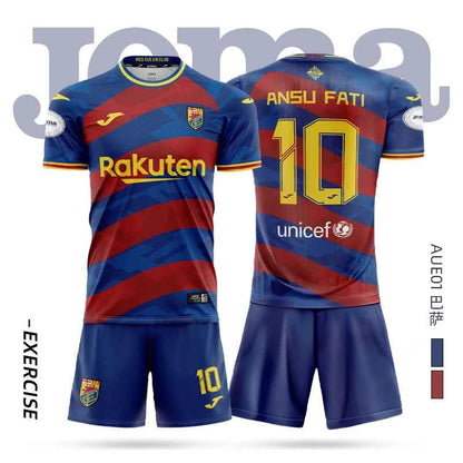 joma Homer soccer jersey short-sleeved shirt + shorts set 3DT T-shirt children's training uniform team match soccer jersey