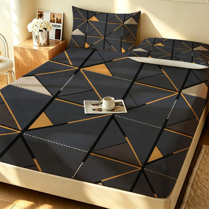 3-Piece Brushed Microfiber Bedding Set, Sheet + 2 Cases