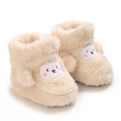 Cartoon Cotton Winter Boots, Soft Sole