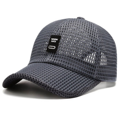 Summer Baseball Cap UV Protection Sun Visors Hat Breathable Mesh Outdoor Hiking Fishing Cap Adjustable Snapback Sun Cap Hat