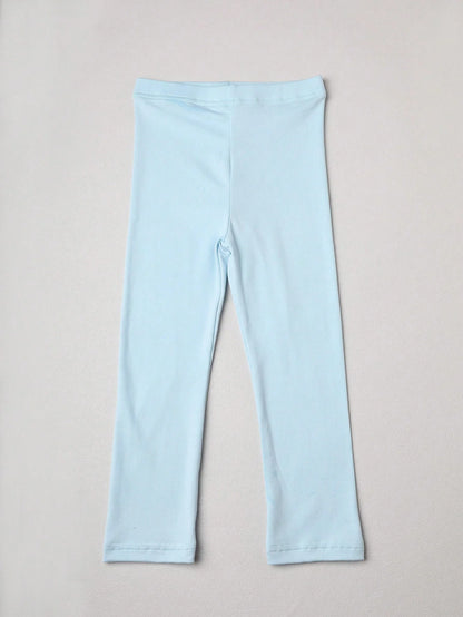 Girl Pants Soft Elastic Kids Leggings Candy Color Girls Skinny Pant Solid Color Trousers for Aged 2-12 Years Children Daily Wear