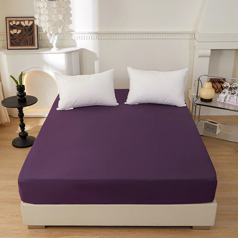 Solid Color Fitted Sheet | 30cm Elastic, Polyester