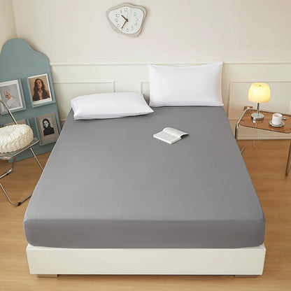 Solid Color Fitted Sheet | 30cm Elastic, Polyester