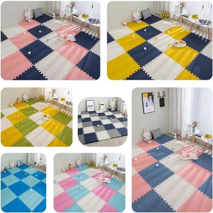 16pcs Foam Baby Play Mat Puzzle Mat Kids Interlocking Exercise Tiles Rugs Puzzle Floor Tiles Toy Carpet Soft Carpet 30*30*1cm