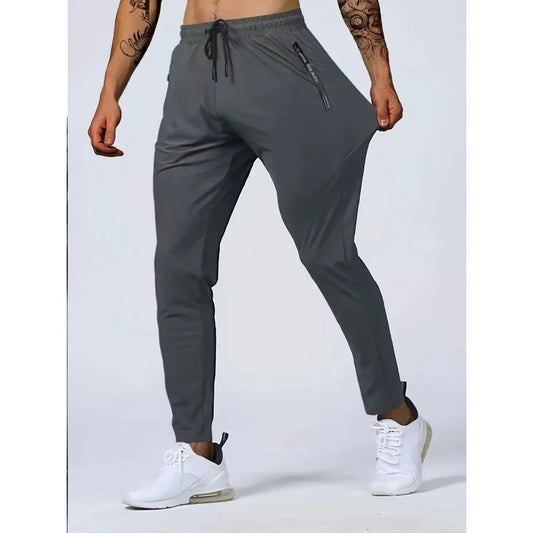Pantalon de jogging ample pour homme avec cordon de serrage — Pantalon de sport, de course et d'entraînement très élastique