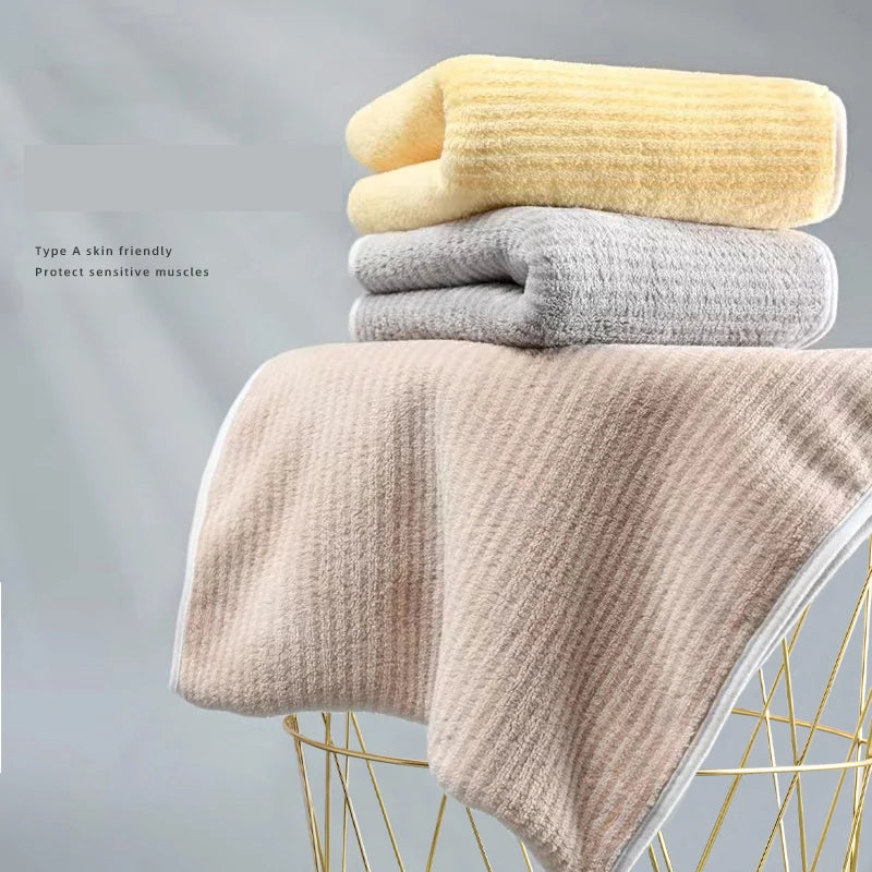 35x75 Cm 100% Egyptian Cotton Large Bath Towels and Face Towels