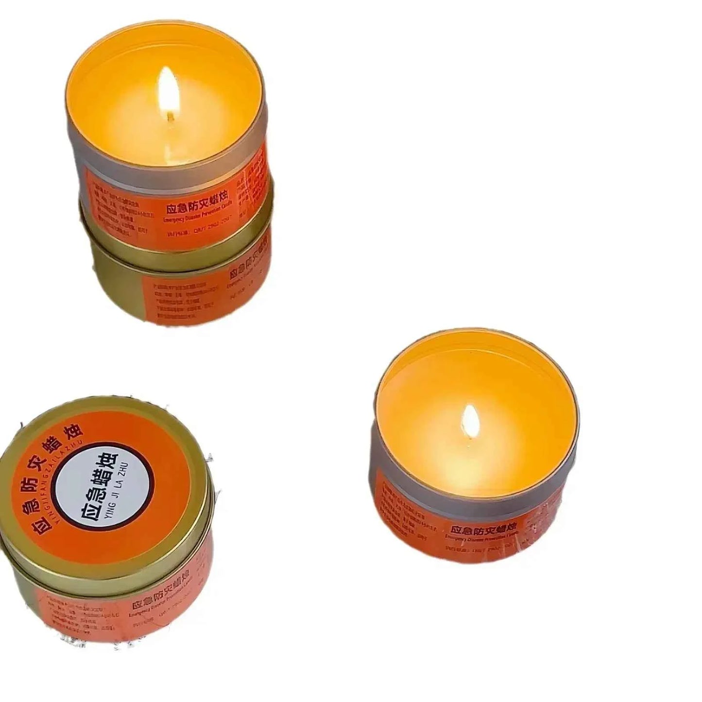 Emergency Candles for Household Power Outages Windproof Smokeless Disaster Prevention Emergency Supplies No Electricity Lighting