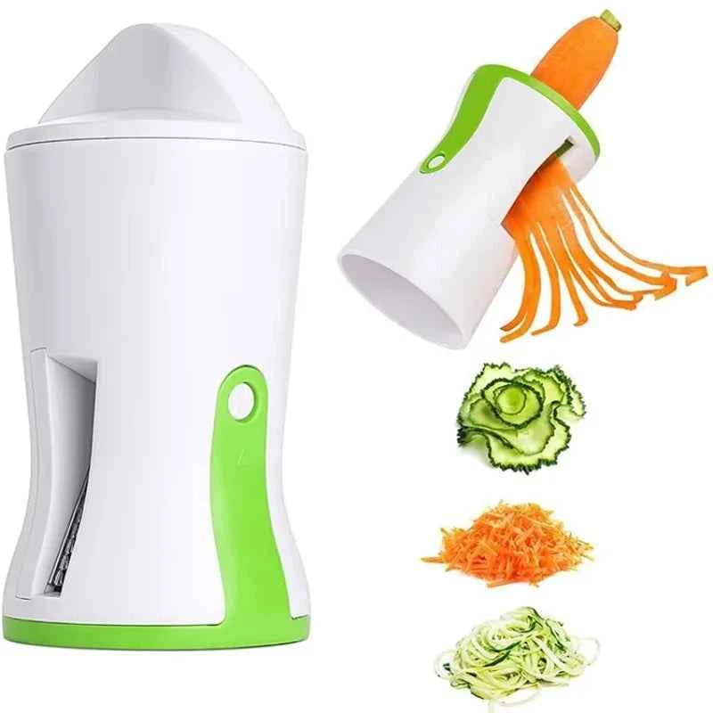 Multifunctional Rotary Vegetable Slicer Spiral Cutter for Carrot Cucumber Potato Kitchen Tool Home Gadgets Kitchen Accessories