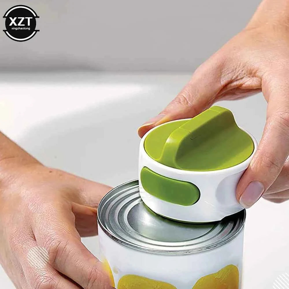 Portable Manual Can Opener Stainless Steel Bottle Opener Cap Wringer Kitchen Gadget Multi-purpose Labor-saving Can Opener