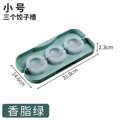 8-Grid Dumpling Making Mold Pleated Pressing Edge Design Dumpling Mould Labor-Saving Dumpling Maker Kitchen Accessories