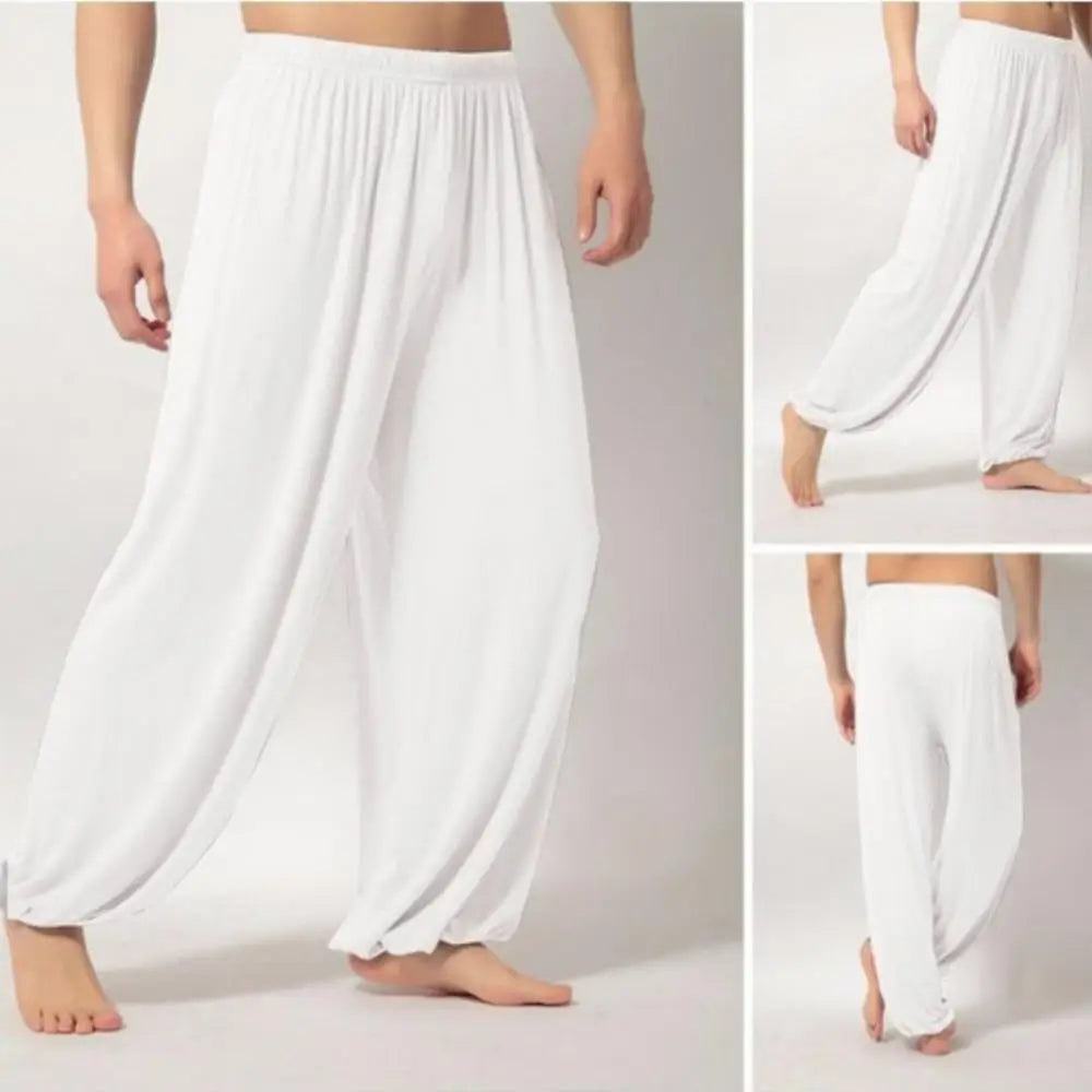 Men's Baggy Harem Yoga Pants — Lightweight Breathable Joggers