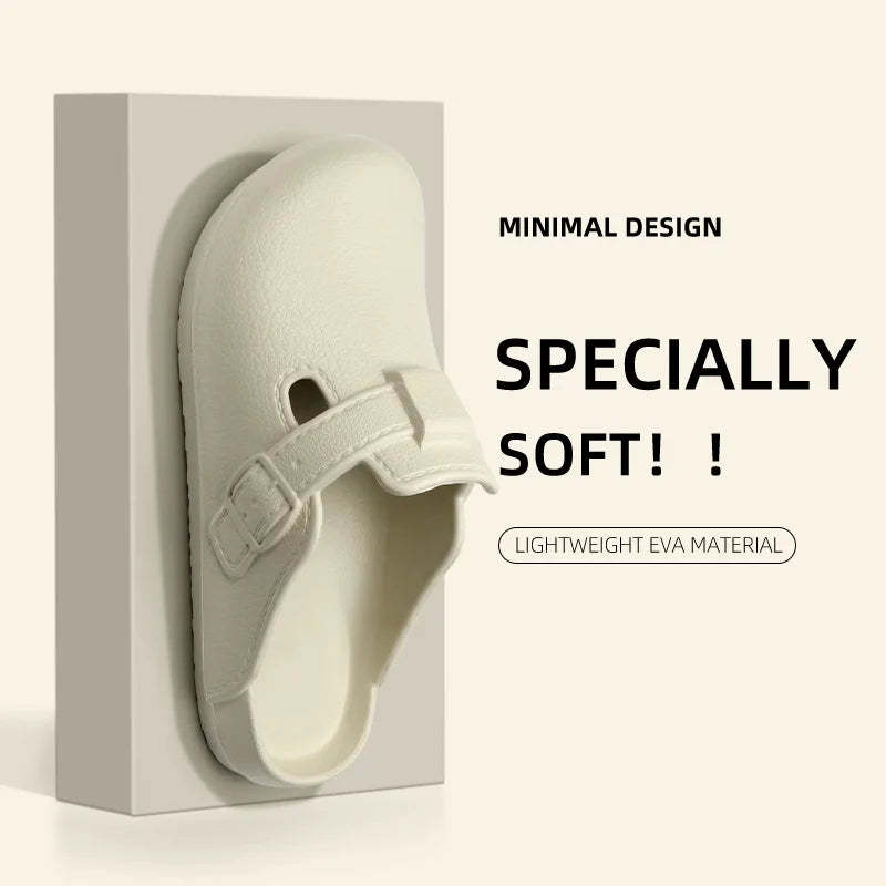 New summer Boken shoes for men casual and fashionable suitable for outdoor wear anti slip beach fishing, Baotou cool slippers