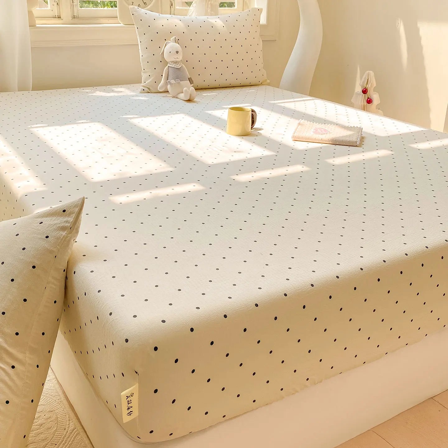 Green Floral Fitted Bed Sheet | Single, Queen, King