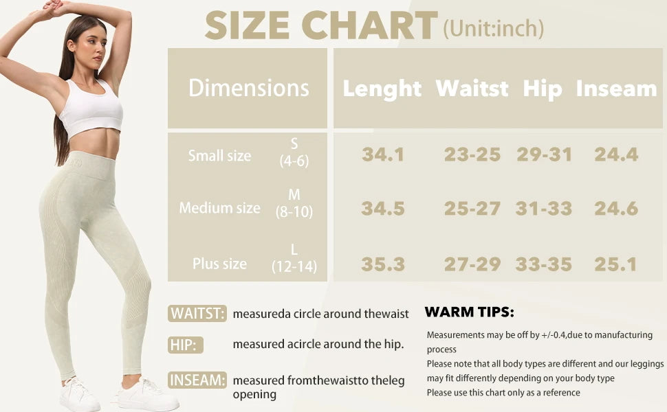 2-Pack Women’s High Waist Butt Lifting Seamless Yoga Leggings