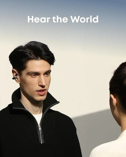 Soundcore AeroClip by Anker – Open-Ear Clip-On Earbuds, Hi-Res Audio, 4-Mic AI Calls (Refurbished)