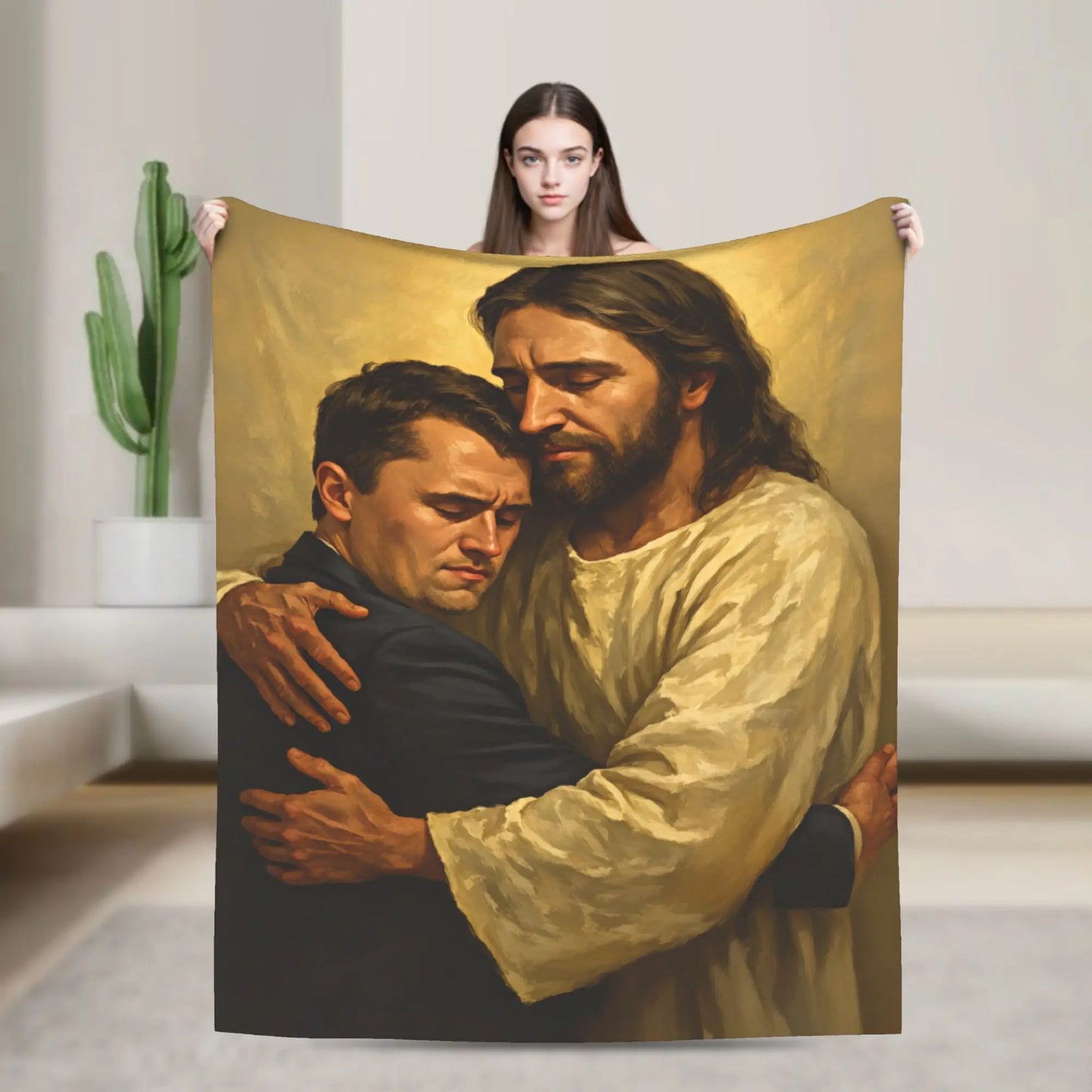 Charlie Kirk Angelic Advocate Blanket  Super Warm Funny Plush Throw Blanket For Boy Girl Living Room Flannel Bedspread Bed Cover