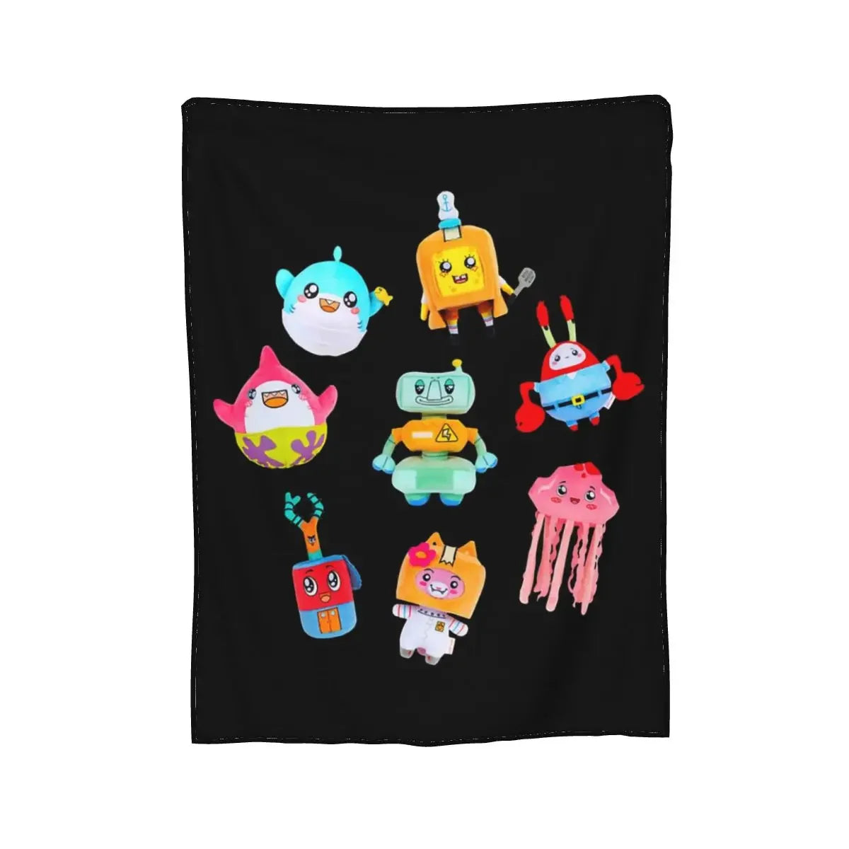 Rocky Lankybox Lanky Box Blankets Soft Warm Flannel Throw Blanket Cover for Bed Living room Picnic Travel Home Sofa