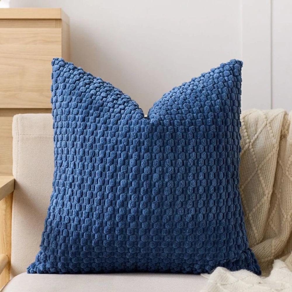 Boho Striped Corduroy Cushion Cover