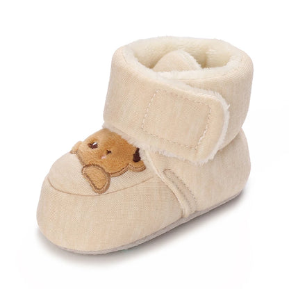 Cartoon Cotton Winter Boots, Soft Sole