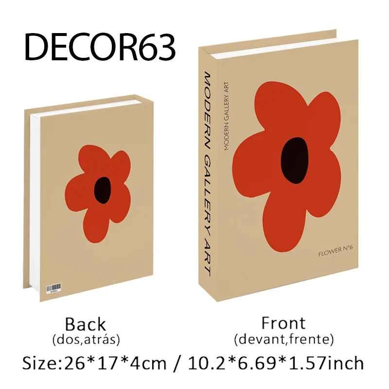 Decorative Faux Books Storage Box Coffee Table Hotel Bedroom Living Room Bookshelf Home Decor Interior Aesthetics Shooting Props