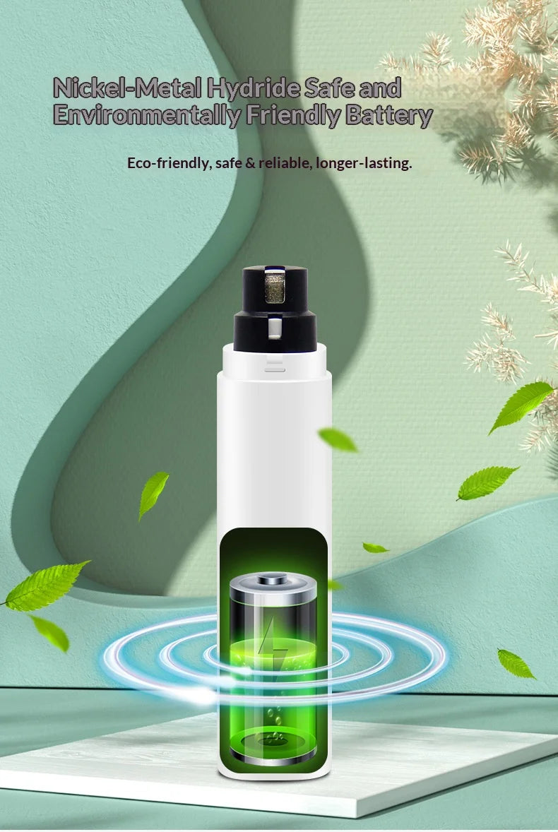 Quiet Electric Nail Grinder with LED Light & Safety Guard